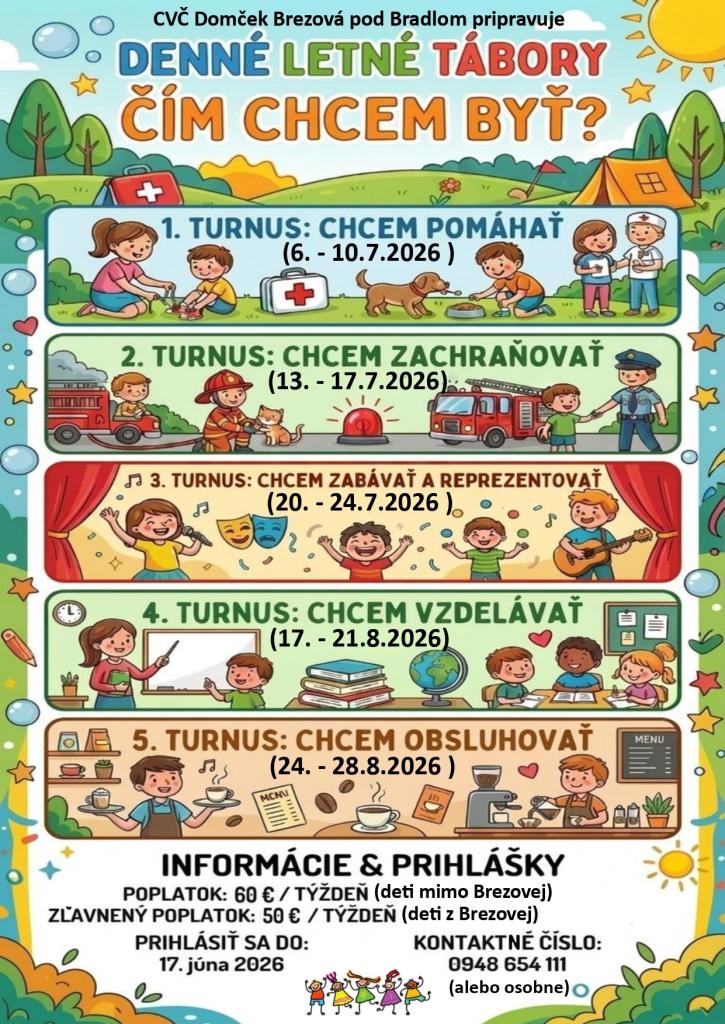 letne tabory CVC