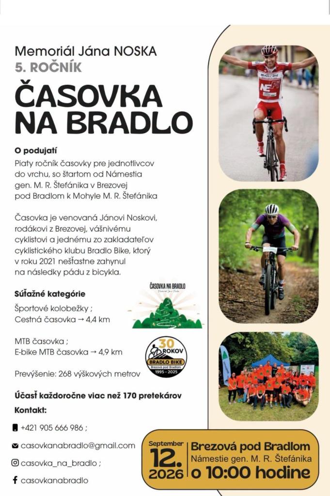 Časovka na Bradlo 2026