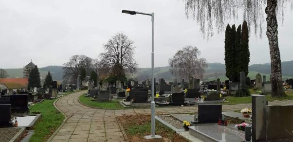 Chodník v zadnej časti cintorína je dokončený 5