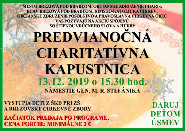 Predvianočná charitatívna kapustnica 2