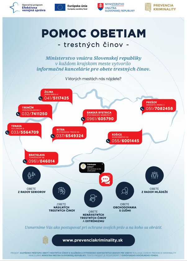 Pomoc obetiam trestných činov 2
