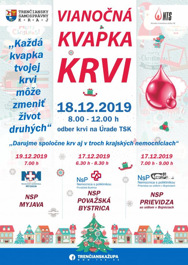 plagát Vianočná kvapka krvi