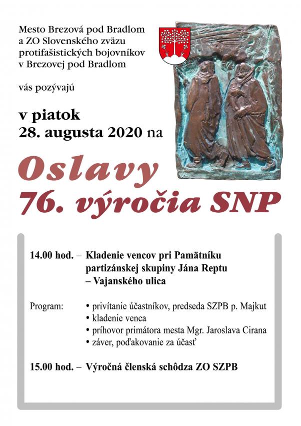 Oslavy 76. výročia SNP 2