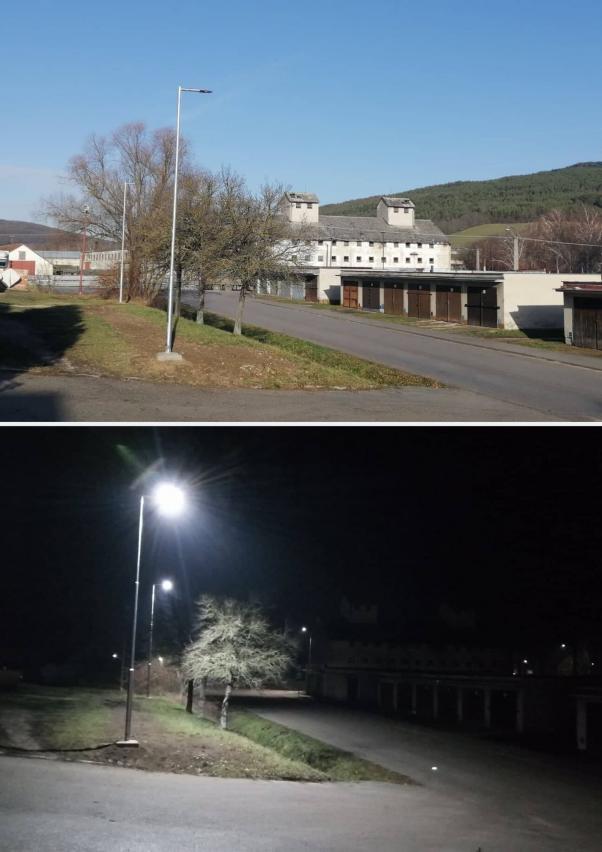 Nové osvetlenie na Družstevnej ulici 2