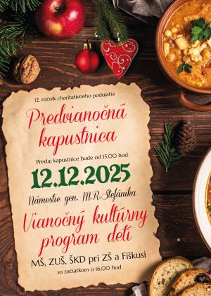 Charitatívna kapustnica s kultúrnym programom