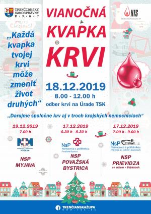 plagát Vianočná kvapka krvi