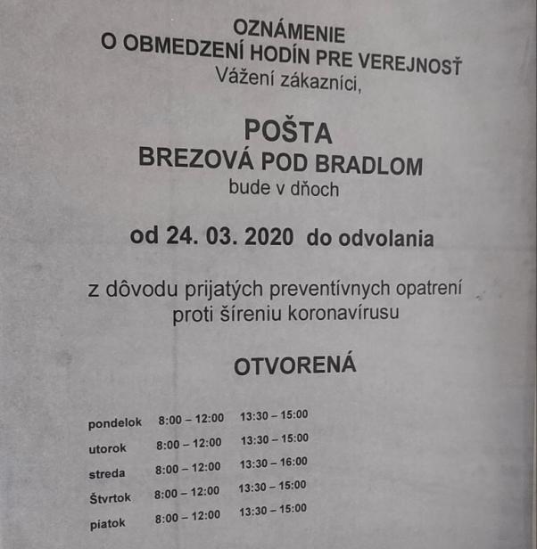 Otváracie hodiny Otváracie hodiny