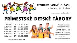 prímestské detské tábory